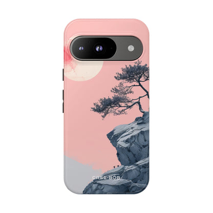 Crimson Moon Tree Google Pixel 9 Case - Tough