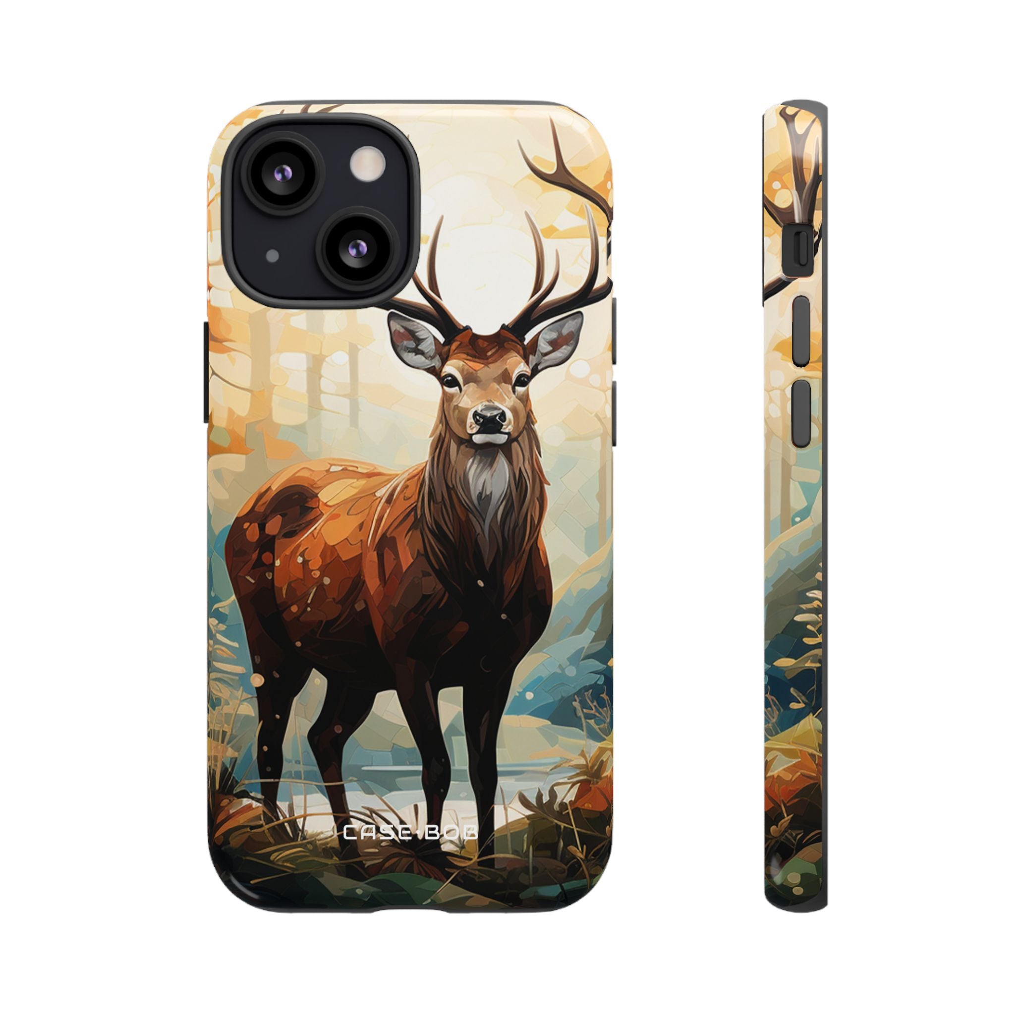 Glowing Stag iPhone 13 Mini Case - Tough - CASE•BOB