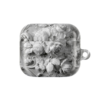 Rococo Marble Rose · Hard Case for AirPods & AirPods Pro · White