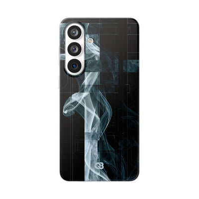 Black Lite Phone Case for Samsung - Arctic Vapor Grid