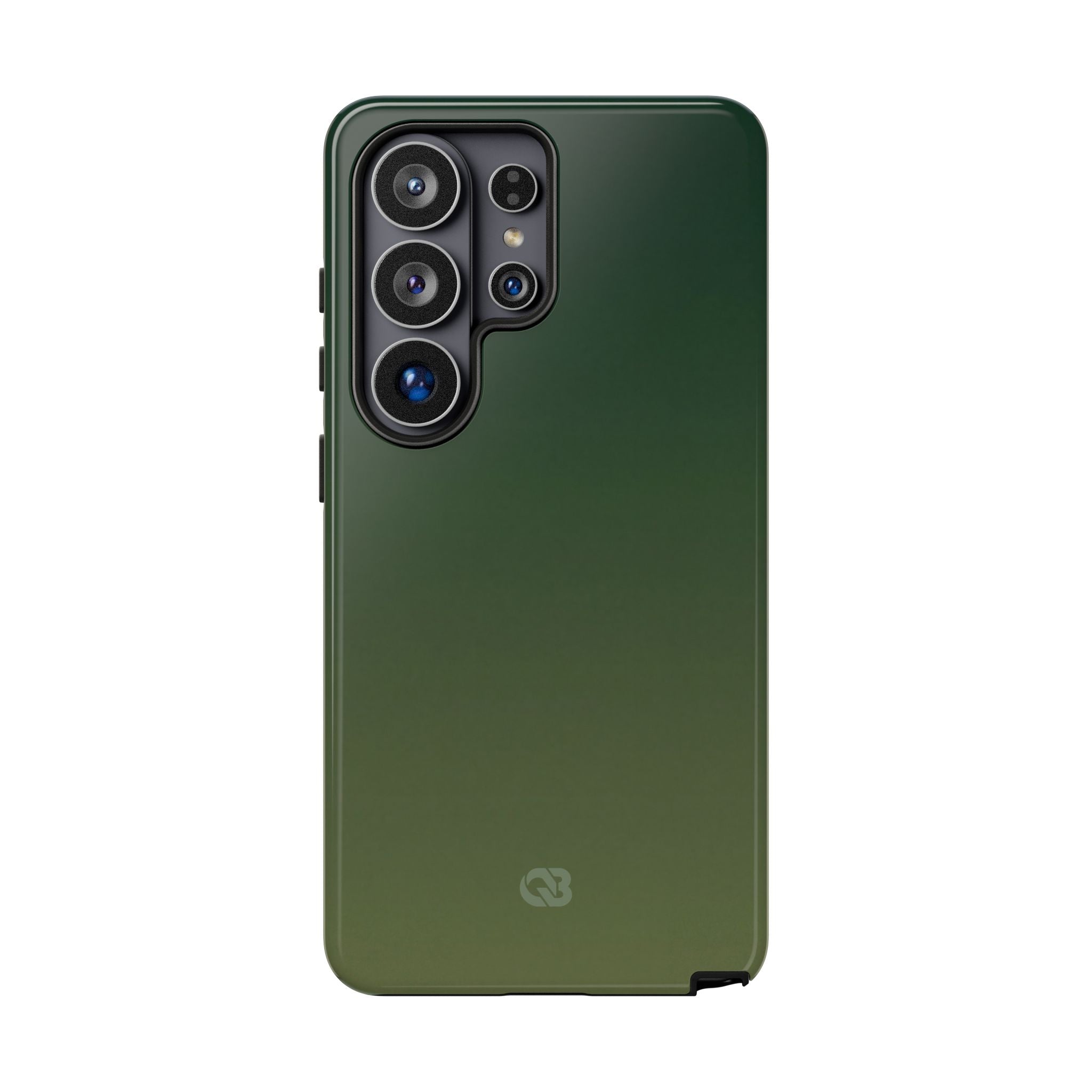 Green Tough Phone Case for Samsung - Shadow Moss Grain