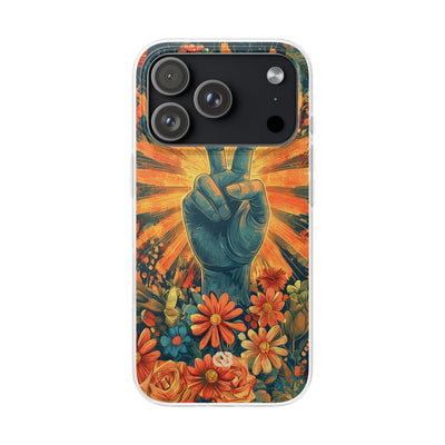 Radiant Peace Bloom · Soft Phone Case for iPhone
