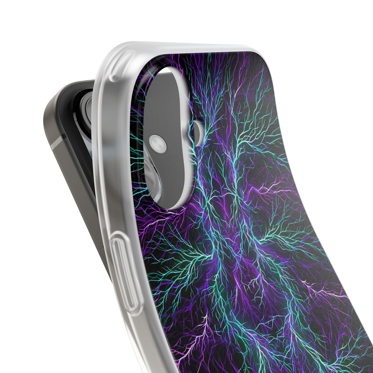 Electric Plasma Arbor · Lite Phone Case for iPhone ·  Purple