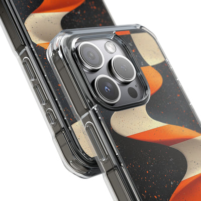 Orange Grit Twist · Impact Handyhülle für iPhone · Magsafe