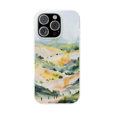 Sage Rolling Hills · Soft Phone Case for iPhone