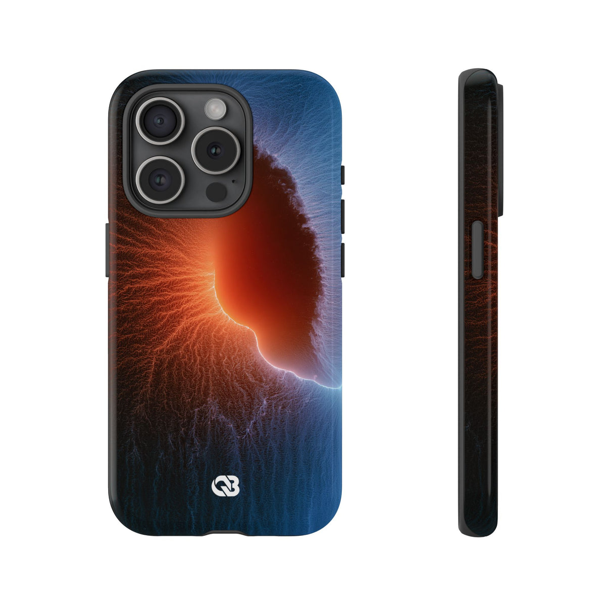 Thermal Aura Pulse · Tough Phone Case for iPhone · Blue