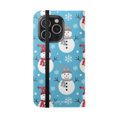 Snowman Glow - iPhone 15 Pro Case - Wallet