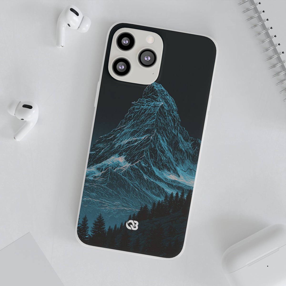 Glacial Alpine Peak · Lite Phone Case for iPhone ·  Blue