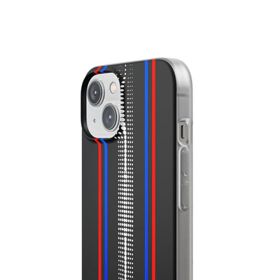 Electric Pulse Grid · Soft Phone Case for iPhone