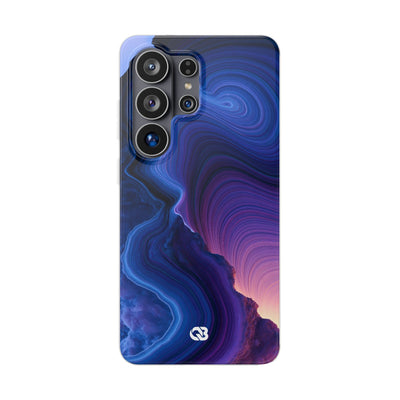 Radiant Strata · Lite Phone Case for Samsung · Blue