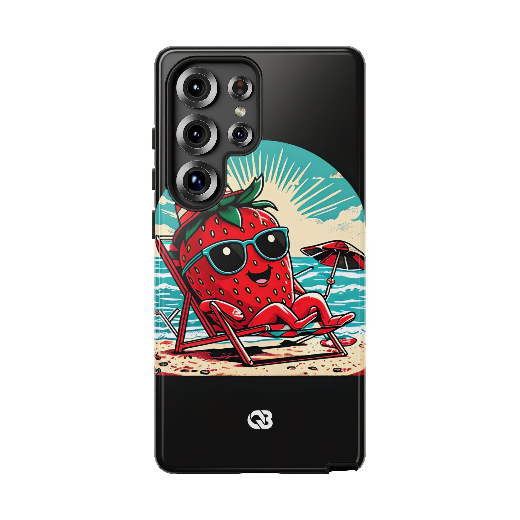 Retro Coastal Berry · Tough Mobilskal för Samsung