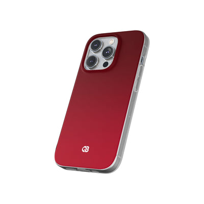 Red Lite Phone Case for iPhone - Crimson Velvet Fade