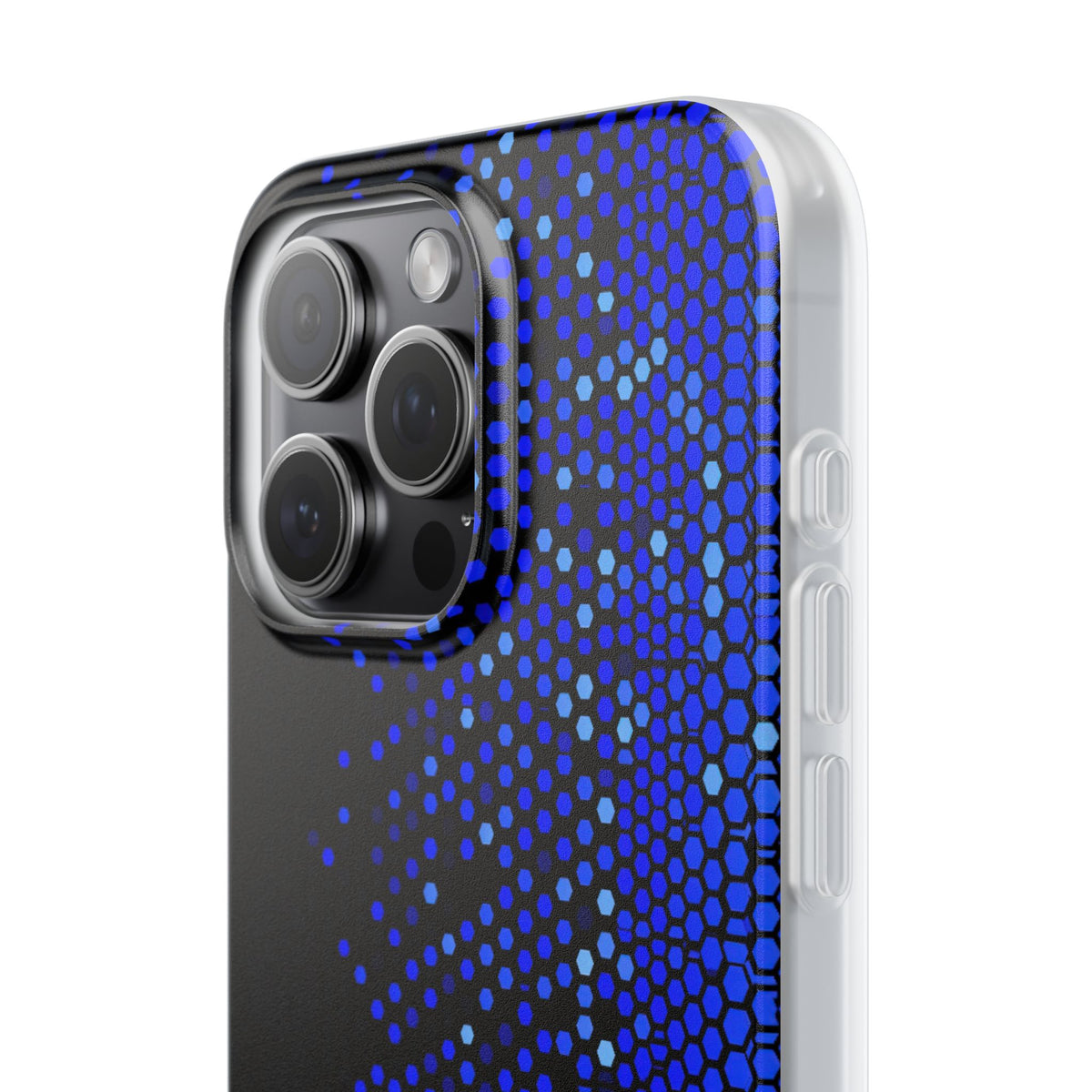 Cobalt Hex Dispersion · Lite Phone Case for iPhone ·  Blue