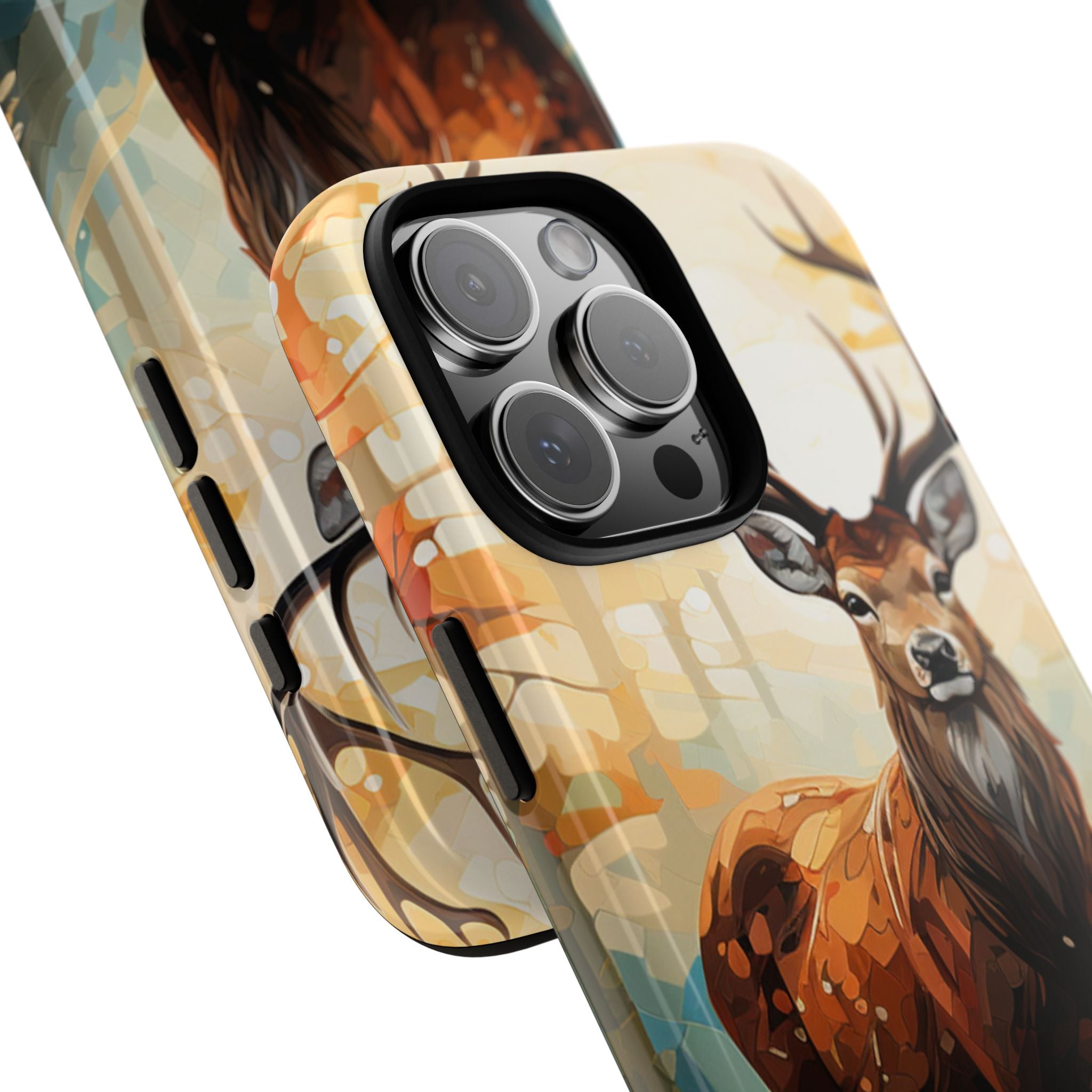 Glowing Stag iPhone 16 Pro Max Case - Tough - CASE•BOB