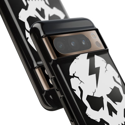 Shattered Bolt Skull · Tough Phone Case for Google Pixel