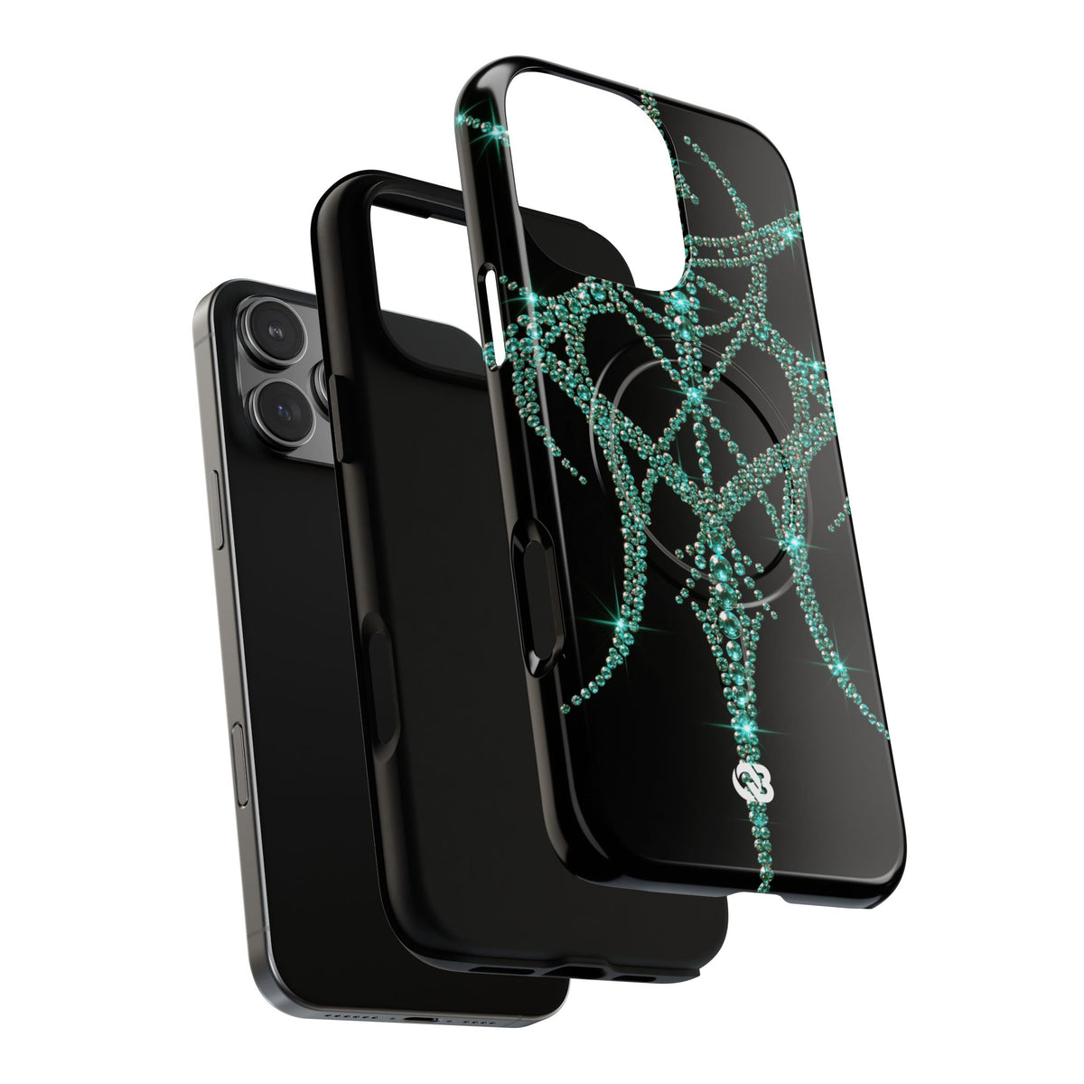 Teal Cyber Sigil · Tough 2.0 Magnetic Phone Case for iPhone · Teal