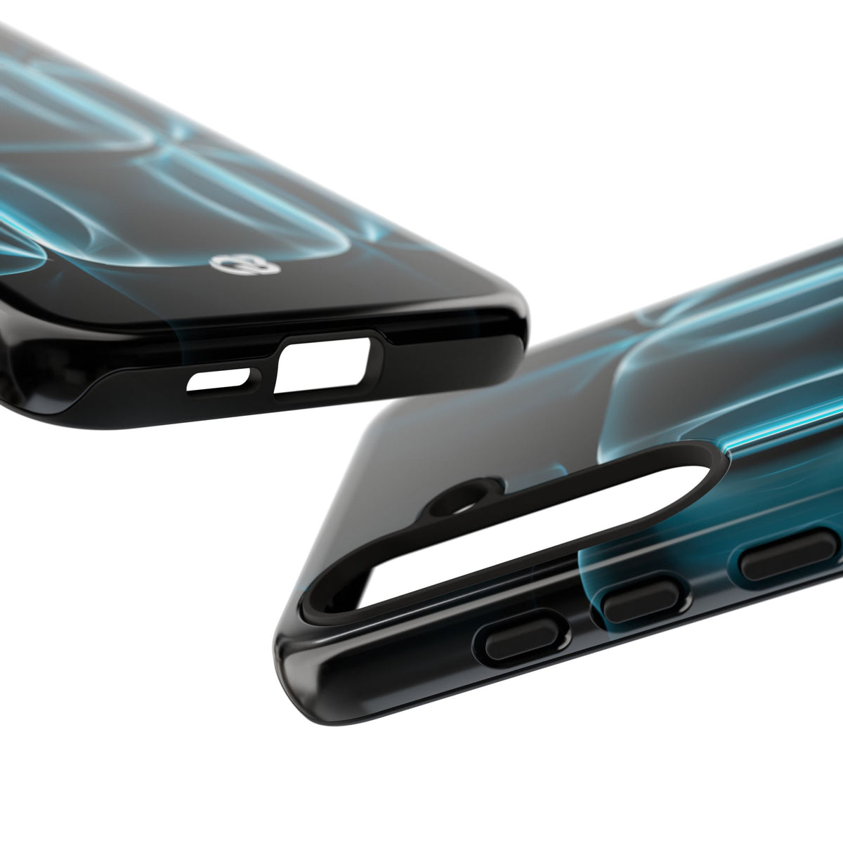 Translucent Cyber Grid · Tough Phone Case for Samsung · Teal