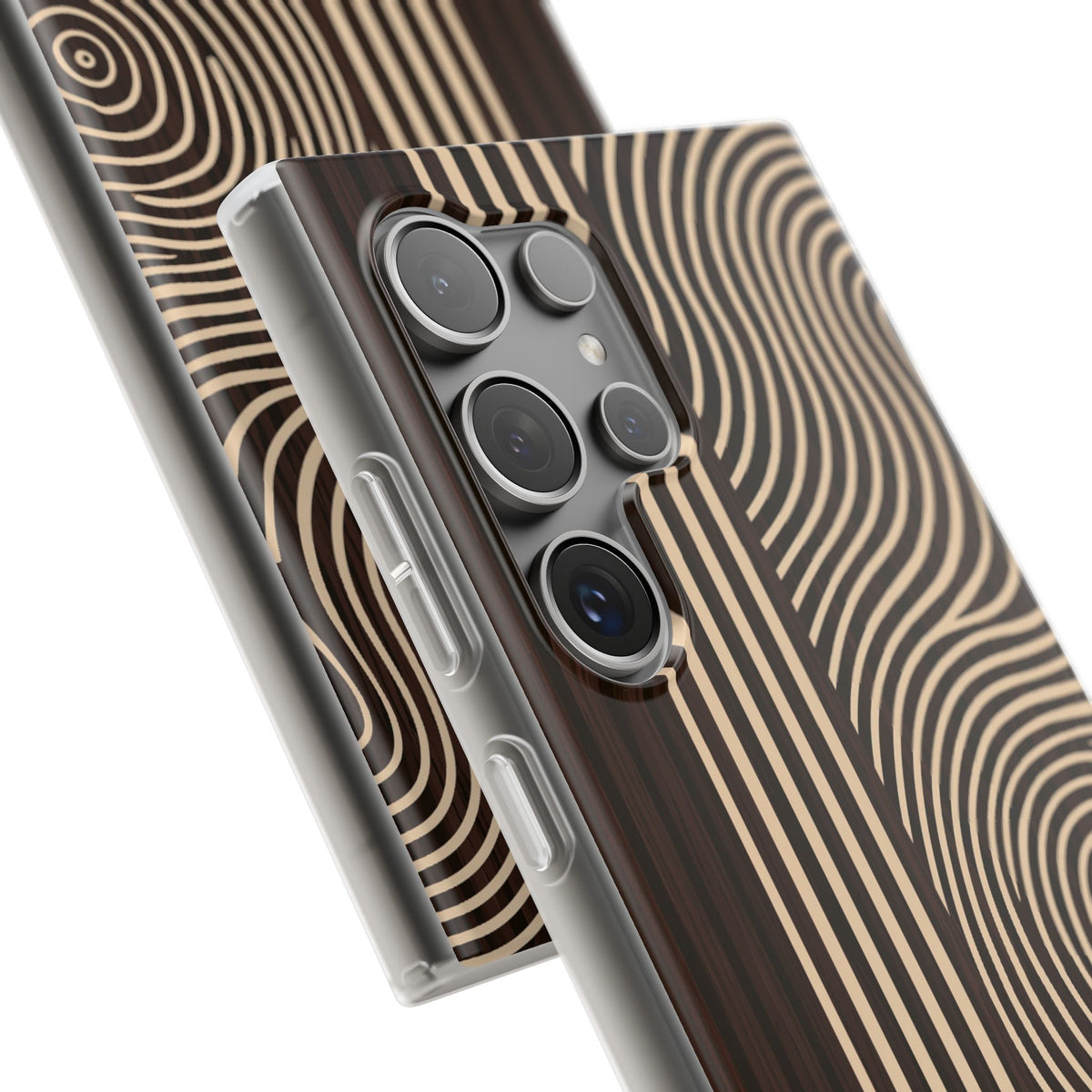 Timber Ring Contour · Lite Phone Case for Samsung · Brown