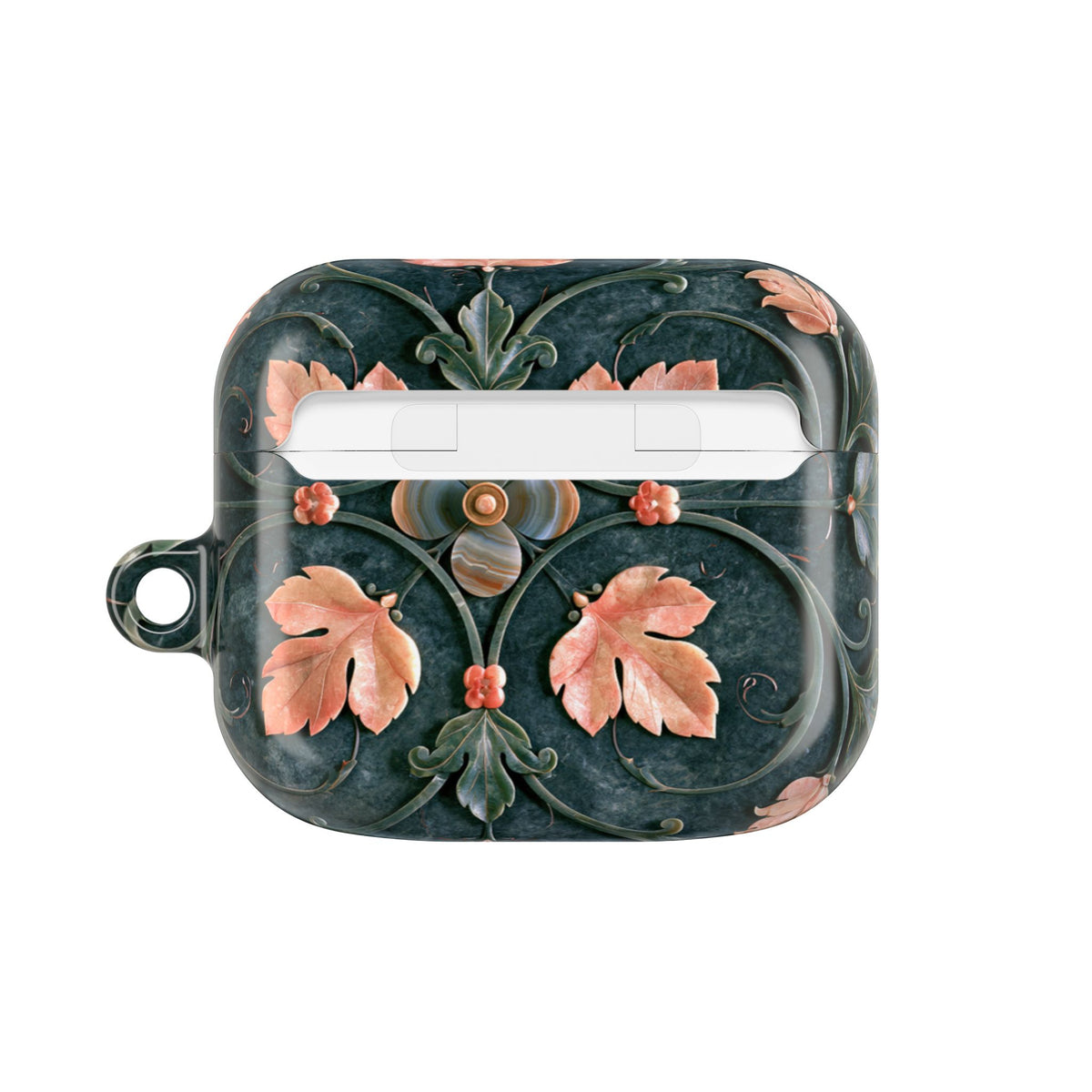 Florentine Rose Arabesque · Hard Case for AirPods & AirPods Pro · Green