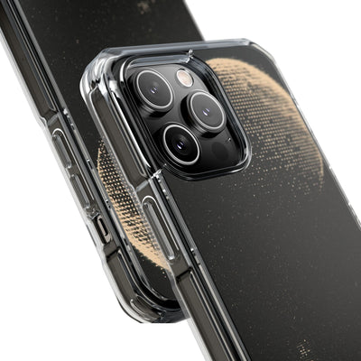Lunar Metropolis Nocturne · Clear Impact Magnetic Phone Case for iPhone ·  Black