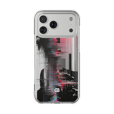 Black Impact MagSafe Phone Case for iPhone - Crimson Data Leak