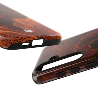 Amber Filament · Tough Phone Case for Samsung · Orange
