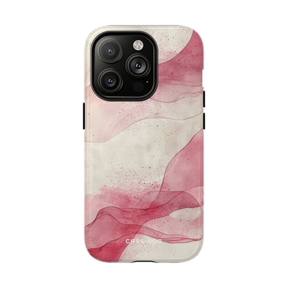 Crimson Waves iPhone 14 Pro Skal - Tough+