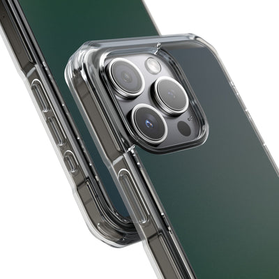 Deep Forest Nocturne · Clear Impact Magnetic Phone Case for iPhone · Green