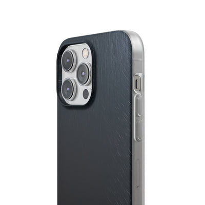 Brushed Obsidian Steel · Lite Phone Case for iPhone ·  Black
