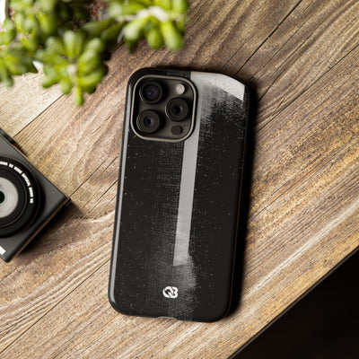 Black Tough Phone Case for iPhone - Vector Core Monolith