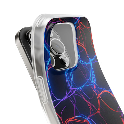 Electric Synapse Glow · Soft Handyhülle für iPhone