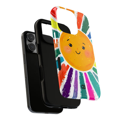 Vibrant Solar Smile · Tough Phone Case for iPhone