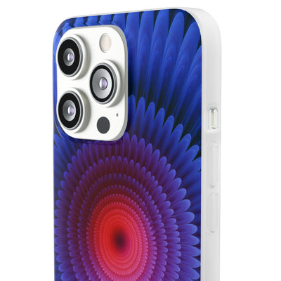 Radial Spectrum Bloom · Lite Phone Case for iPhone ·  Blue