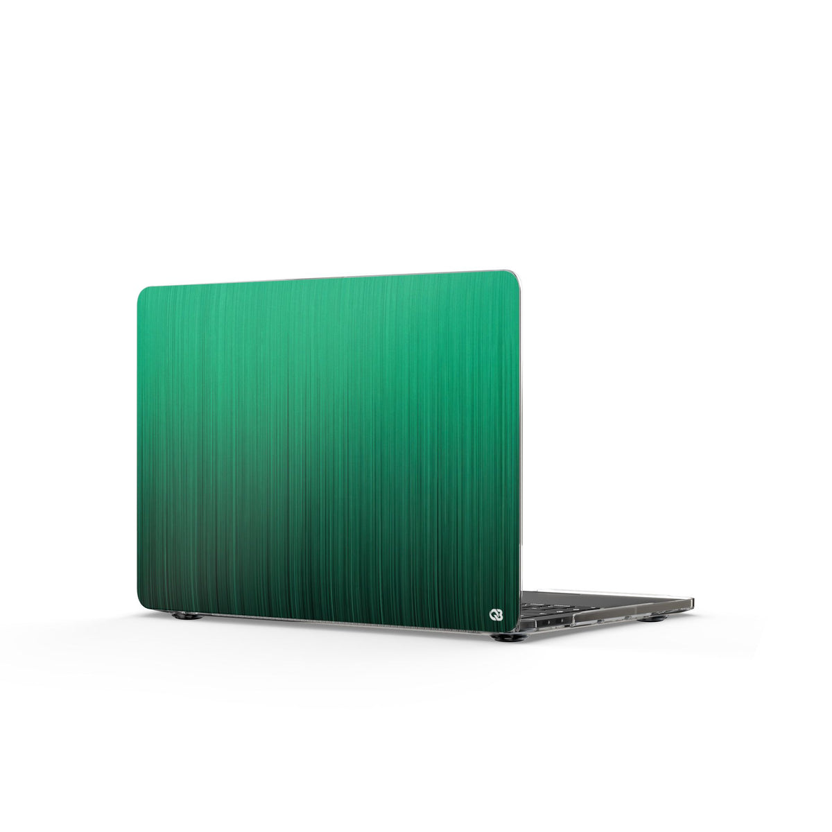 Emerald Cascade · Clear Hard Case for MacBook · Green