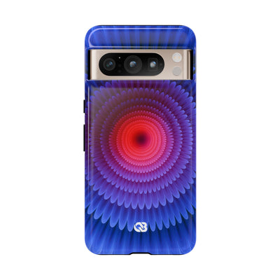 Radial Spectrum Bloom · Tough Phone Case for Pixel ·  Blue