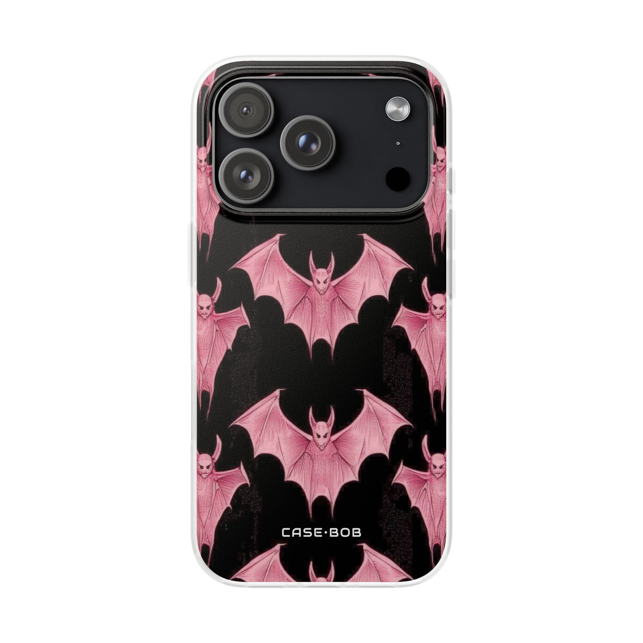 Pink Batwave iPhone 17 Pro Case - Soft - CASE•BOB