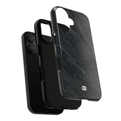 Dark Slate Strata · Tough Phone Case for iPhone · Black