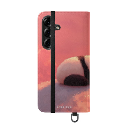 Panda Moonlight - Samsung S25 Case - Wallet