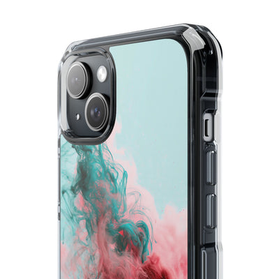 Sonic Bloom · Clear Impact Magnetic Phone Case for iPhone · Red