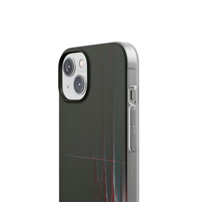 Black Lite Phone Case for iPhone - Corrupted Data Stream