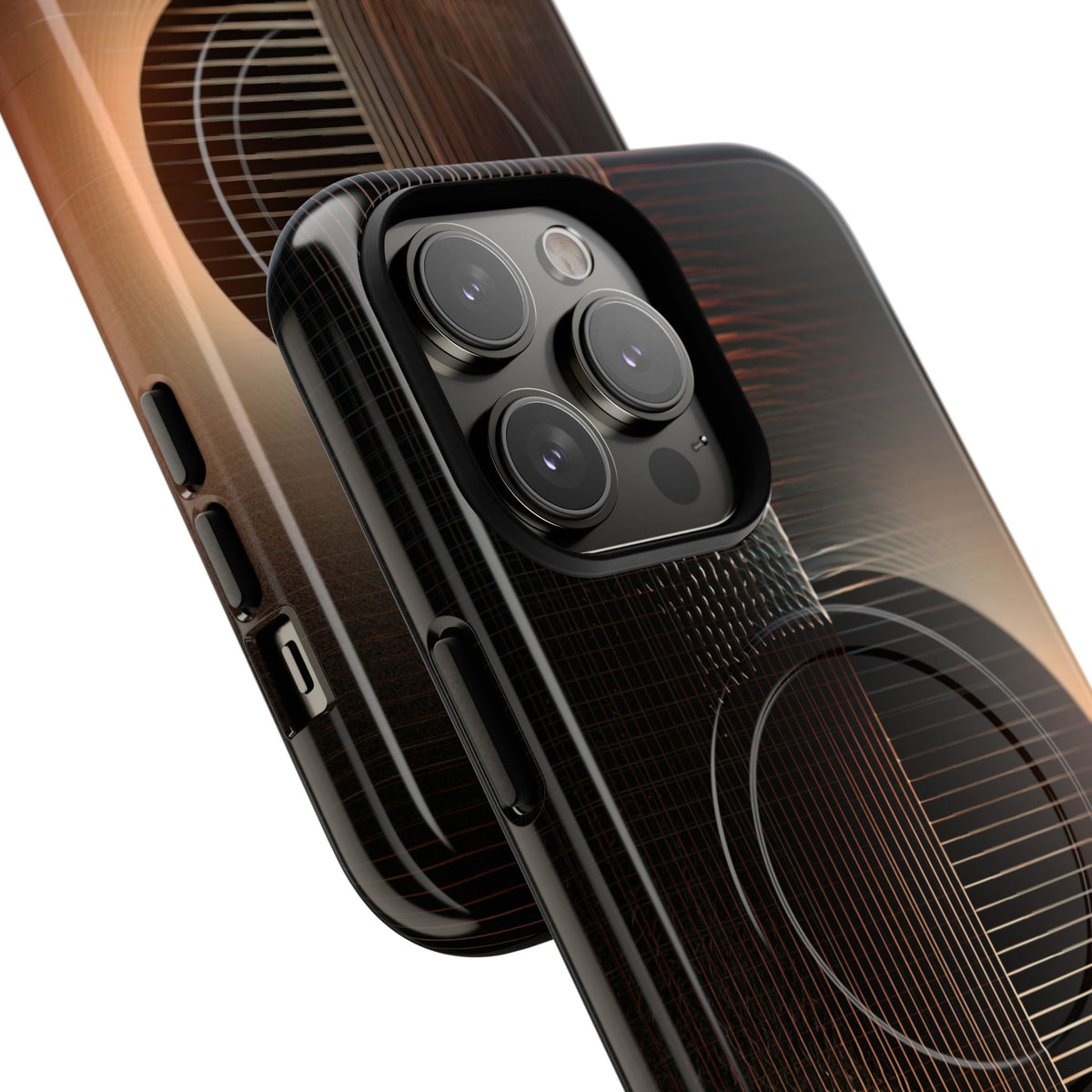 Amber Meridian · Tough 2.0 Magnetic Phone Case for iPhone · Black