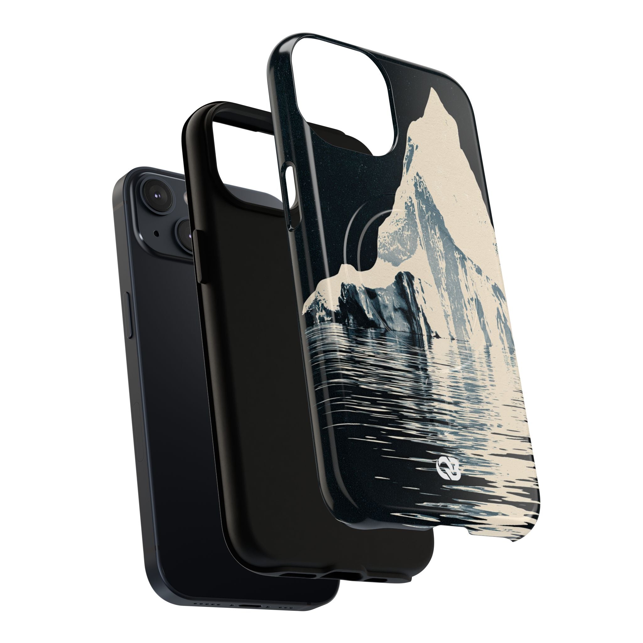 Blue Tough 2.0 Magsafe Phone Case for iPhone - Frozen Navy Monolith