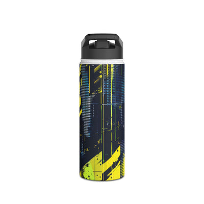 Acid Hazard · Insulated Water Bottle · Yellow
