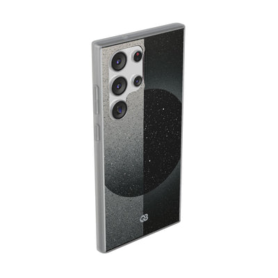 Black Lite Phone Case for Samsung - Lunar Static Orbit