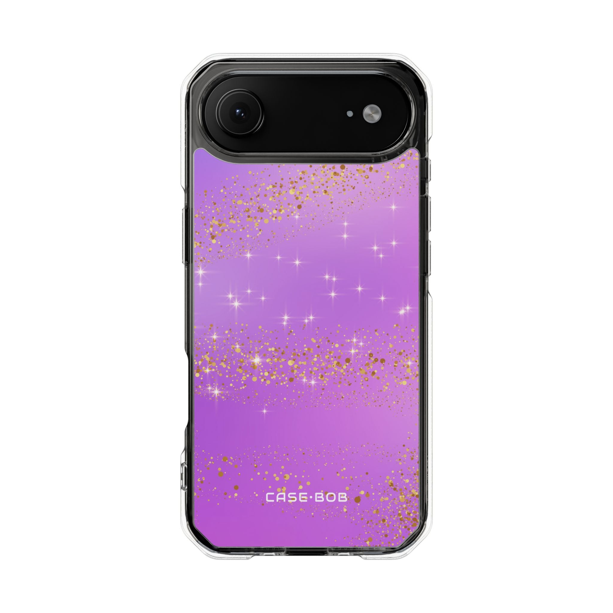 Golden Glitter Bands iPhone 17 Air Case - Impact