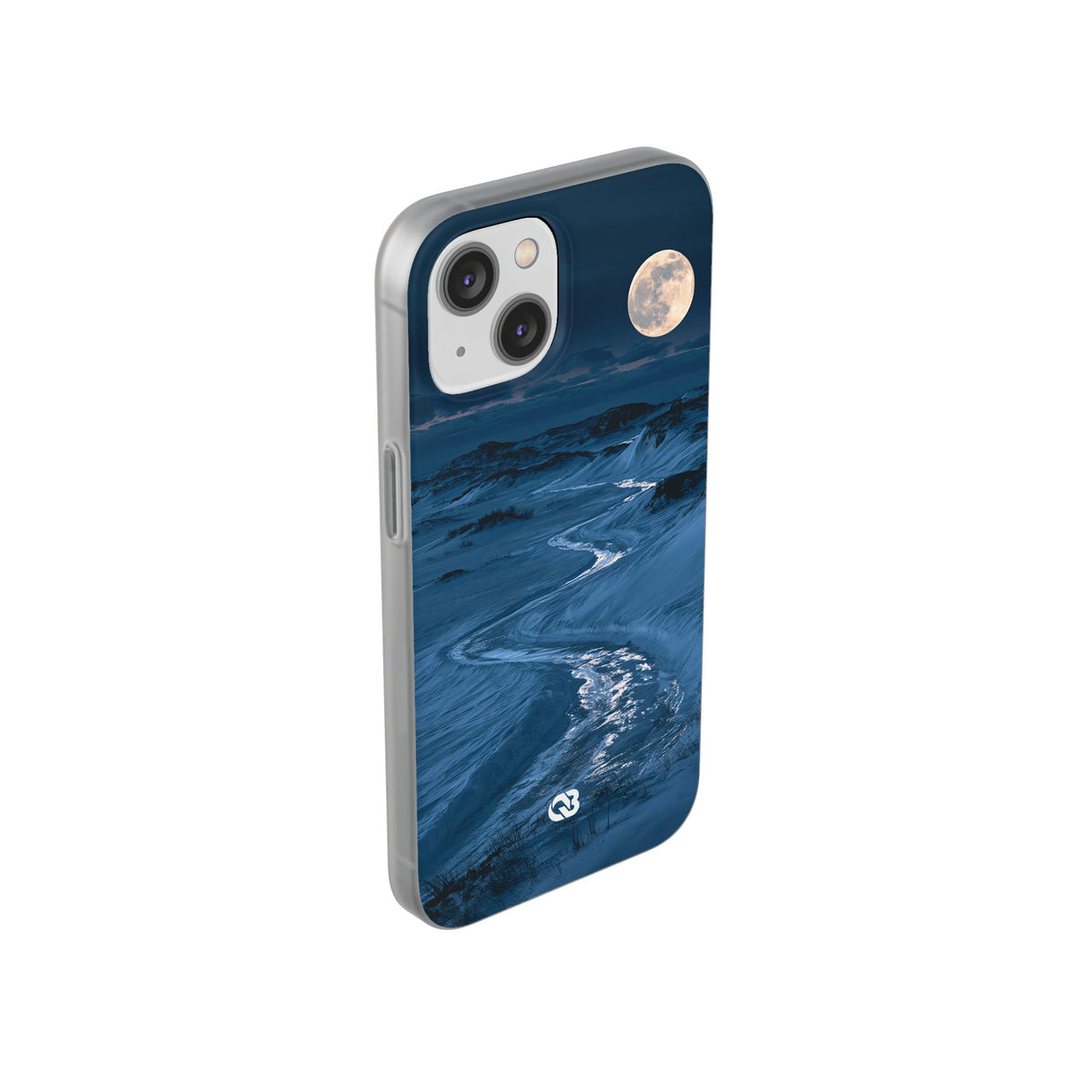 Arctic Moon Drift · Lite Phone Case for iPhone ·  Blue