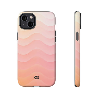 Blush Horizon Waves · Tough Phone Case for iPhone · Pink