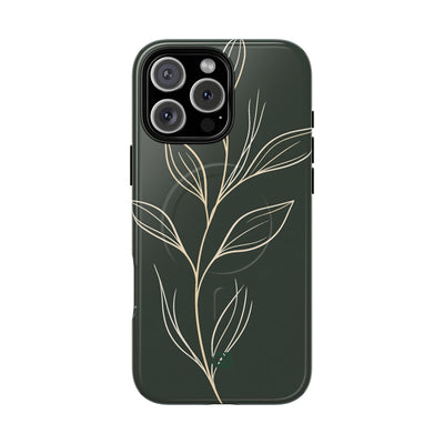 Green Tough 2.0 Magsafe Phone Case for iPhone - Deep Moss Willow
