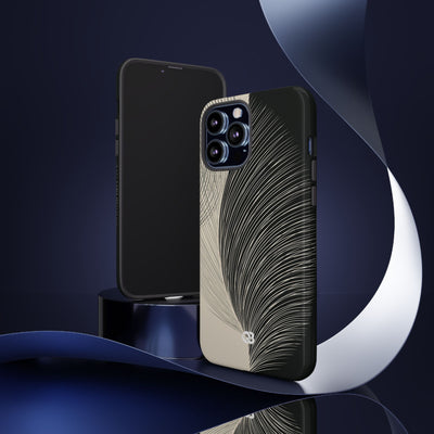 Minimal Frond Study · Tough Phone Case for iPhone · Black