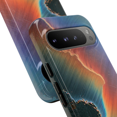 Prismatic Aura Shift · Tough Phone Case for Pixel ·  Blue